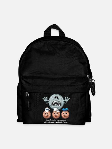 les 3 petits cochonets - Sac à dos Enfant - noir