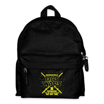Grundschule Das Wars Schule Kind Geschenk Lustig - Kinder Rucksack - Schwarz - Vorne