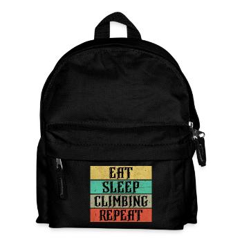 Climbing Klettern - Kinder Rucksack - Schwarz - Vorne