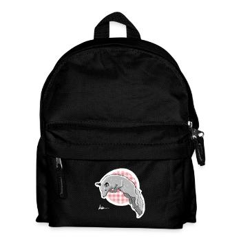 Jagd Schneefuchs - Kinder Rucksack - Schwarz - Vorne