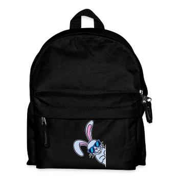 Lapin de Pâques cool Lapin de Pâques Joyeuses Pâques - Sac à dos Enfant - noir - Devant
