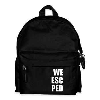 We Escaped - Escape Room - Kids' Backpack - black - Front