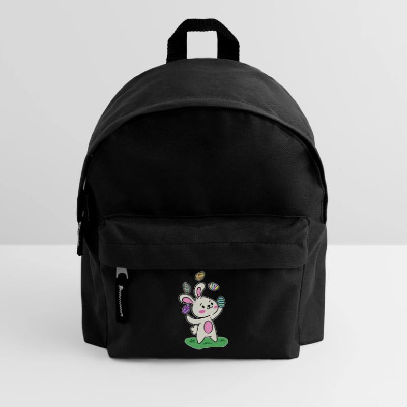 Easter bunny Easter bunny Easter eggs Happy Easter Kids' Backpack