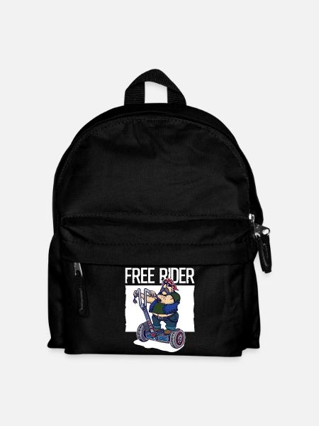 Motorräder Motorrad Freiheit Unabhängigkeit Lustig - Kinder Rucksack - Schwarz