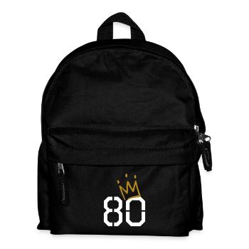 80e anniversaire - Sac à dos Enfant - noir - Devant