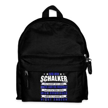 Je suis Schalke Idée cadeau design fan - Sac à dos Enfant - noir - Devant