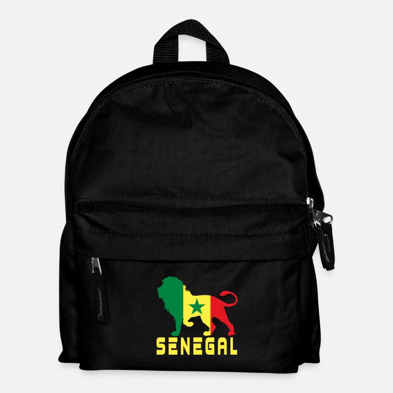 Lion du Sénégal - Sac à dos Enfant - noir