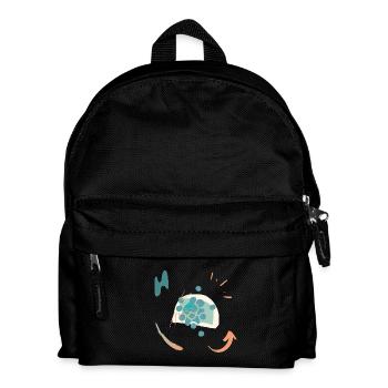 Casual design with color gradient - Kids' Backpack - black - Front
