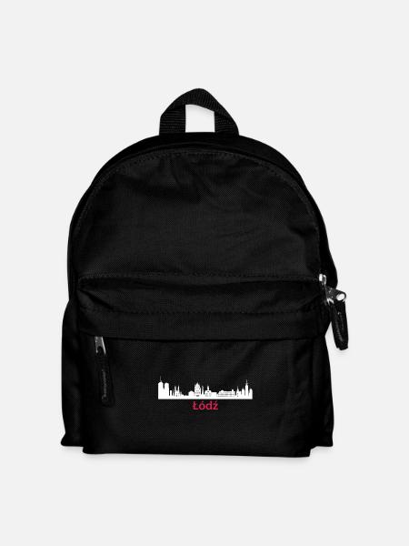 Lodz Pologne Capitale Skyline Łódź Polska - Sac à dos Enfant - noir
