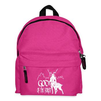 Ökologischer Gott des weißen Waldes - Kinder Rucksack - Fuchsia - Vorne