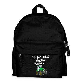 Ich Bin Jetzt Großer Bruder - Kinder Rucksack - Schwarz - Vorne