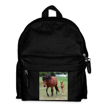 Affiche Cheval Cheval - Sac à dos Enfant - noir - Devant