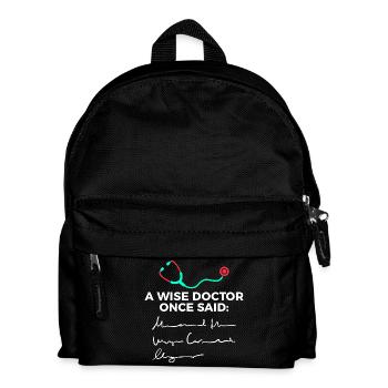 Médecin Médecin Spécialiste Assistant médical Médecin Fun - Sac à dos Enfant - noir - Devant