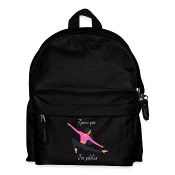 J'peux pas j'ai pilâtes - Sac à dos Enfant - noir - Devant