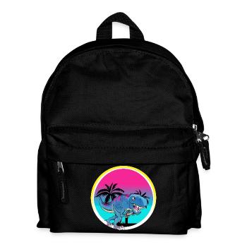 Gamer Gaming T Rex - Kinder Rucksack - Schwarz - Vorne