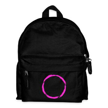 Symbole de cercle Forme de cercle Nouvelle variante - Sac à dos Enfant - noir - Devant