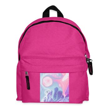mouse pad colorful texture design - Kids' Backpack - fuchsia - Front