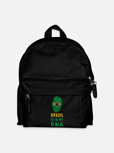 Le Brésil est dans mon ADN design / idée cadeau - Sac à dos Enfant - noir