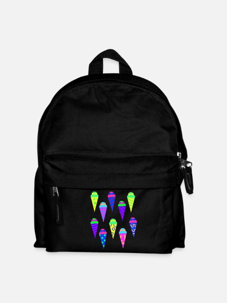 Schultüte Zuckertüte Kita Vorschule Schulbeginn - Kinder Rucksack - Schwarz