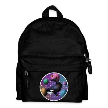 orque dans l’espace - Sac à dos Enfant - noir - Devant