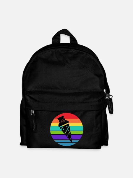 Schultüte Zuckertüte Schulanfang Schulbeginn - Kinder Rucksack - Schwarz