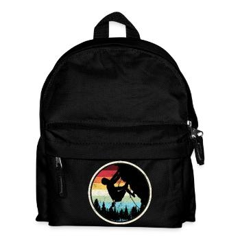 Rainbow Forest Climber Silhouette - Kinder Rucksack - Schwarz - Vorne