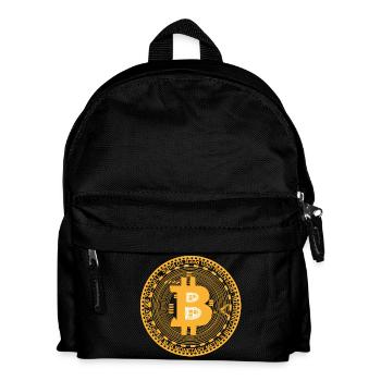 bitcoin - Kinder Rucksack - Schwarz - Vorne