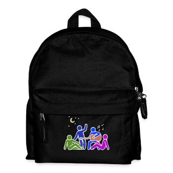 Amitié Buddy Meilleurs Amis - Sac à dos Enfant - noir - Devant
