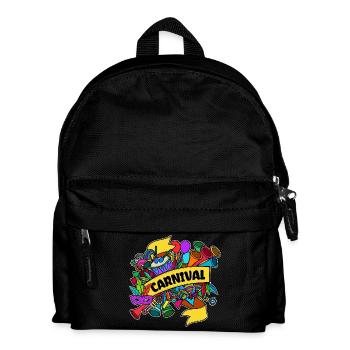 Carnival parade masks Carnival Carnival - Kids' Backpack - black - Front