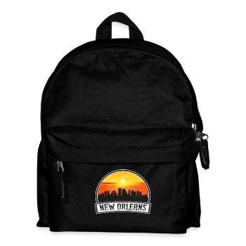 La Nouvelle-Orléans Louisiane USA Skyline Vintage Sunset T - Sac à dos Enfant - noir - Devant
