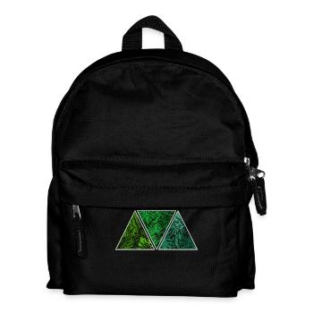 Umwelt Mutter Natur - Kinder Rucksack - Schwarz - Vorne