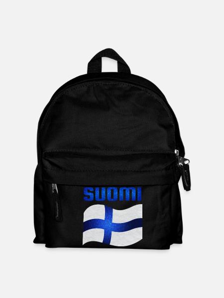 Cool finnish flag / Blue Cross Flag - Sac à dos Enfant - noir