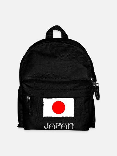 FLAG. JAPAN. JAPAN. ASIA. ASIAN. SPORT - Kids' Backpack - black