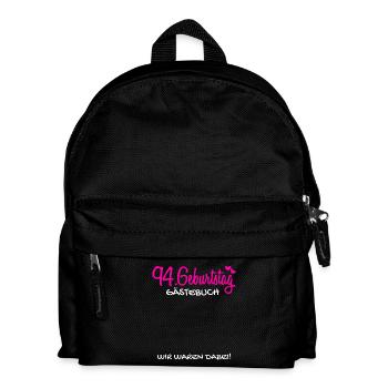 94 Geburtstag Gästebuch 94 Jahre Geschenk - Kinder Rucksack - Schwarz - Vorne
