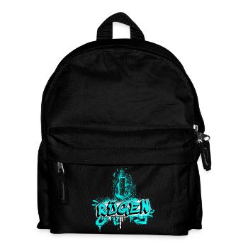 Rügen Graffiti Lighthouse Design - Kids' Backpack - black - Front