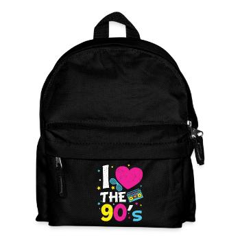 1990's 90S Heart The Nineties - Kids' Backpack - black - Front