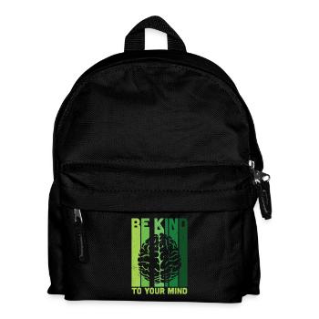 Soyez gentil avec votre Santé mentale - Sac à dos Enfant - noir - Devant