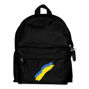 Ukraine - Kinder Rucksack - Schwarz - Vorne