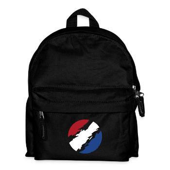 Netherlands Flag Flag Circle - Kids' Backpack - black - Front