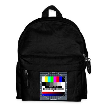 Retro Style Vintage Old School - Kinder Rucksack - Schwarz - Vorne