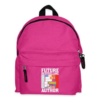 Future Best Selling Author Writer - Kids' Backpack - fuchsia - Front