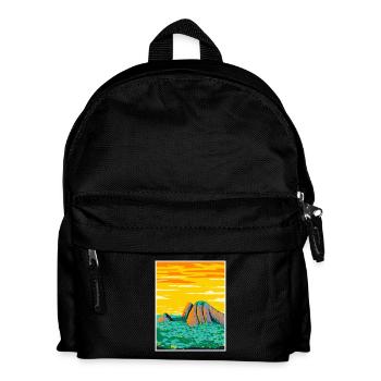 Guiana Amazonian National Park WPA Poster Art Deco - Kids' Backpack - black - Front