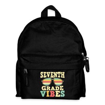 Back To School 7th Grade Vibes First Day - Kids' Backpack - black - Front