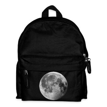 Mond - Kinder Rucksack - Schwarz - Vorne