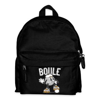 Tenue de pétanque boule pour boule bouler - Sac à dos Enfant - noir - Devant