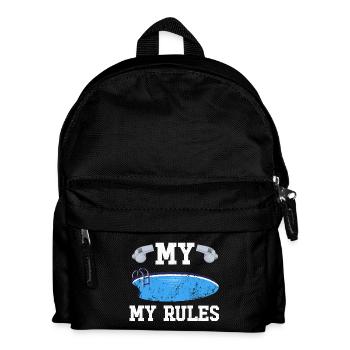 Swimming Pool Lifeguard Swimming Instructor - Kids' Backpack - black - Front