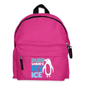 Penguin Global Warming Climate Change - Kids' Backpack - fuchsia - Front