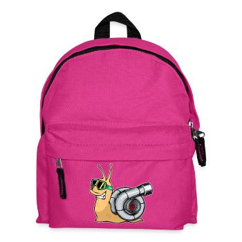Kfz Mechaniker Autoliebhaber Cool Auto Autofahrer - Kinder Rucksack - Fuchsia - Vorne
