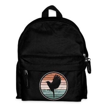 Oiseaux Oiseaux - Sac à dos Enfant - noir - Devant