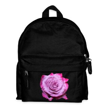 Fleur Rose Rose Fleur Fleurs Rose Rose Fleurs - Sac à dos Enfant - noir - Devant